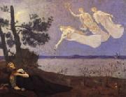 Pierre Puvis de Chavannes The Dream Spain oil painting artist